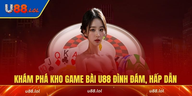 Khám phá kho game bài U88 đình đám, hấp dẫn